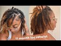 11 month starter loc update and self retwist, new product alert 👀