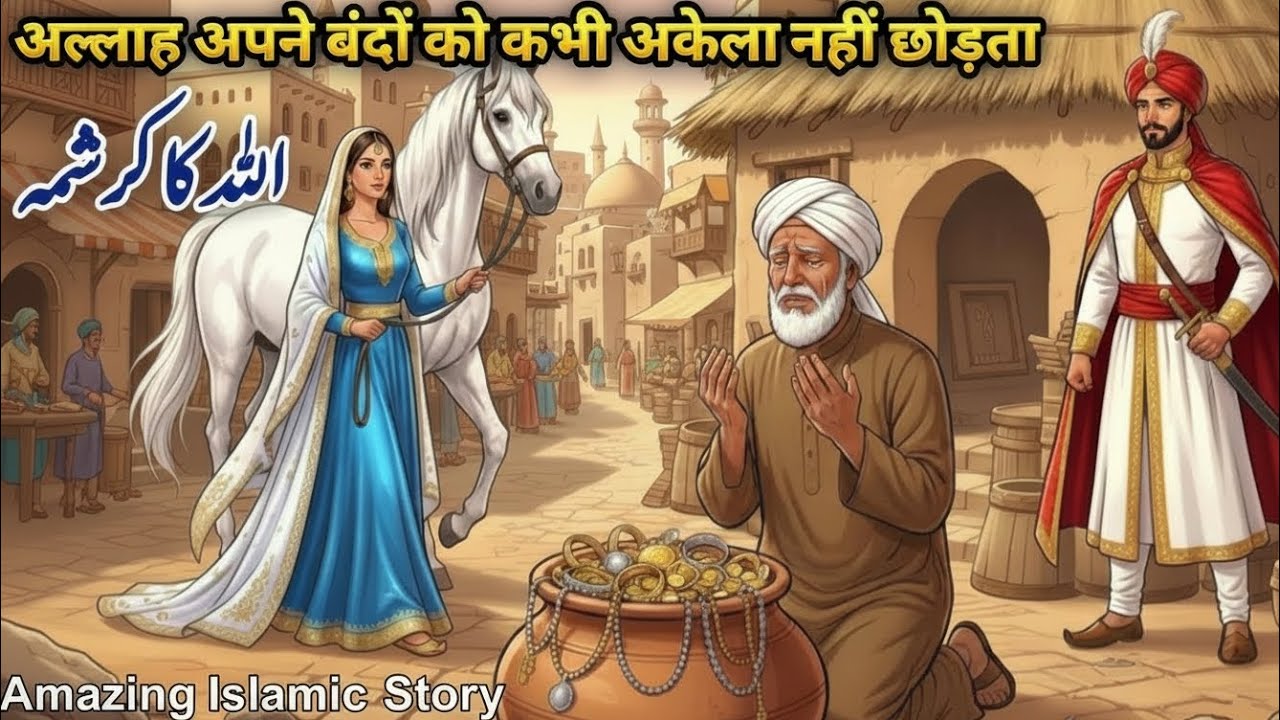 अल्लाह अपने बंदों को कभी अकेला नहीं छोड़ता | एक दिल छू लेने वाली कहानी | amazing islamic story..