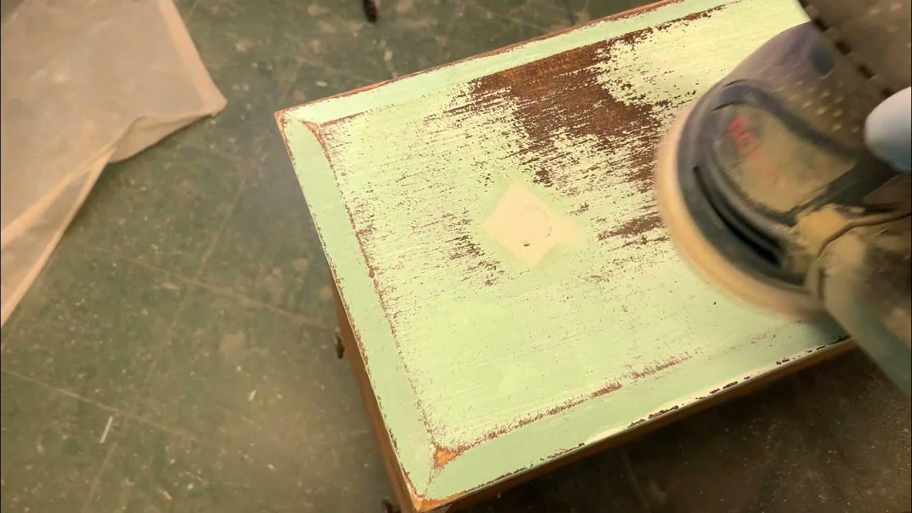 How To Sand Previously Painted Furniture YouTube