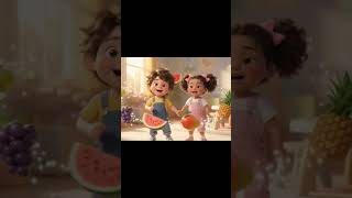 Fruits Song for Kids 🍎🍌🍓 | Learn Fruits & Colors | Poppelo Guide