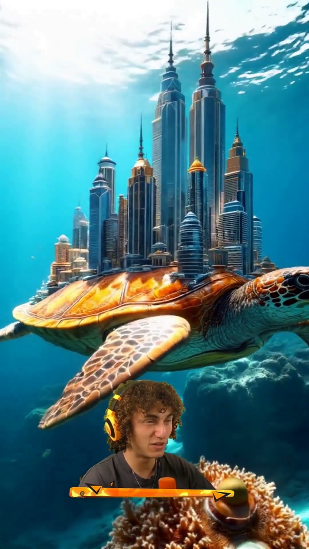 Giant TURTLE Carrying an Entire CITY!?