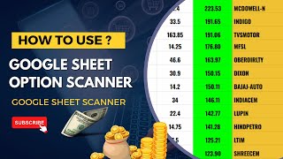 How to use Google Sheet Stock Option Scanner? by Talent Traders 178 views 4 days ago 12 minutes, 15 seconds