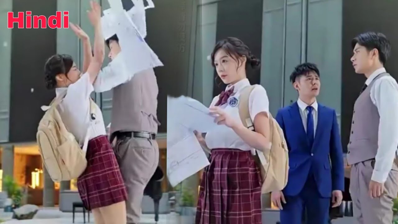 Handsome tycoon married with School Girl because he like her in first