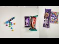 dairy milk lolipop | sunfeast cake | gems | asmr | video