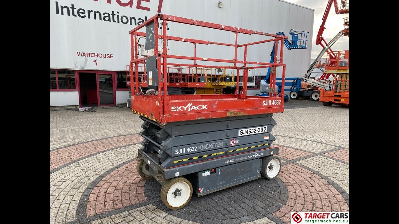 783512 SKYJACK SJIII-4632 ELECTRIC SJ-4632 SCISSOR WORK LIFT 2013