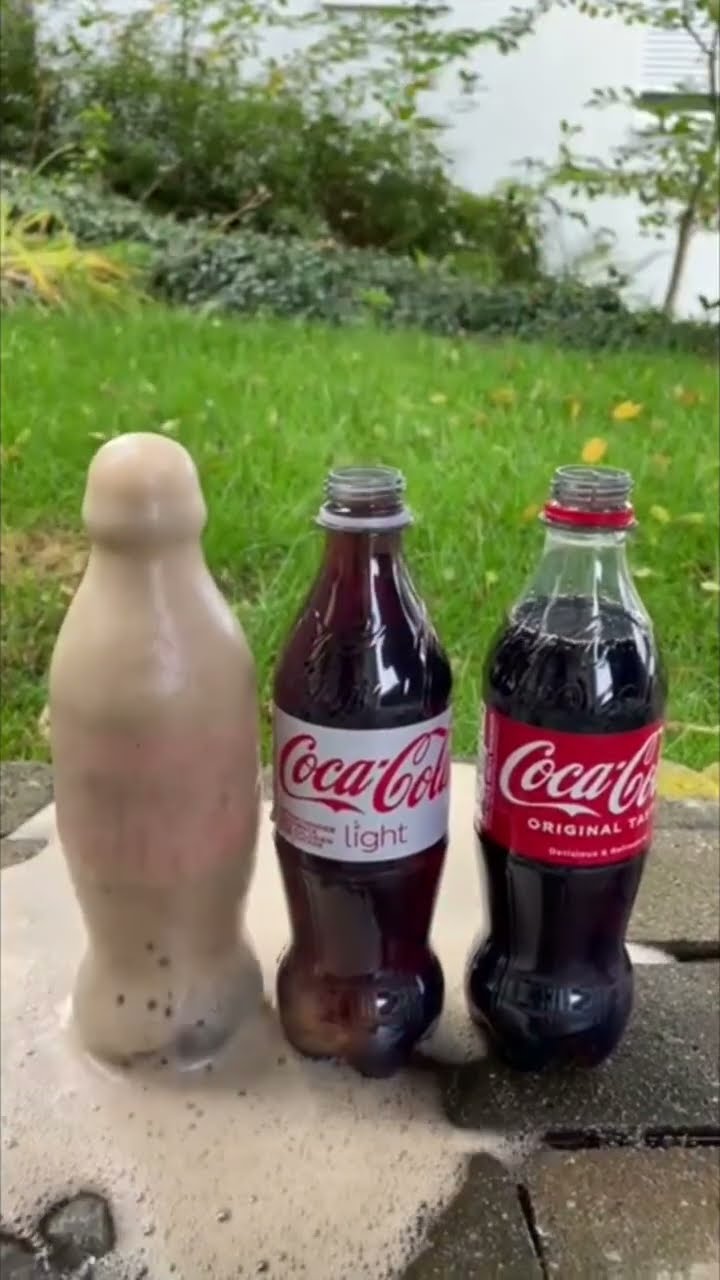 Coca Cola, Fanta, Sprite und Mentos | #Experiments #Shorts