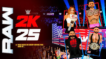 🌟UNEXPECTED! WWE-WR3D FIRST RAW AFTER ROYAL RUMBLE W/COMMENTARY UNIVERSE MODE FULL HD| WR3D 2K25 MOD