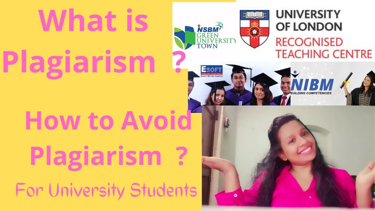 What is Plagiarism? In Sinhala Blackboard LK How to Avoid Plagiarism