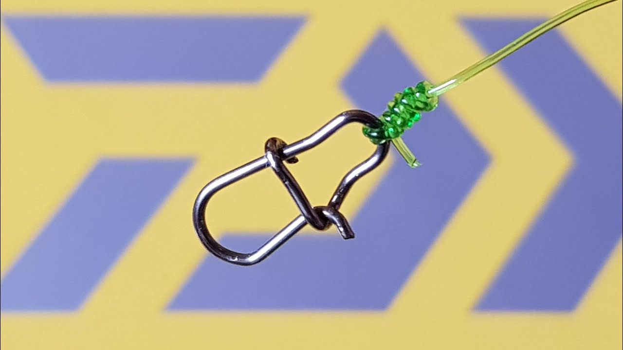 Easy to tie and very Strong fishing knot for Snap, Swivel