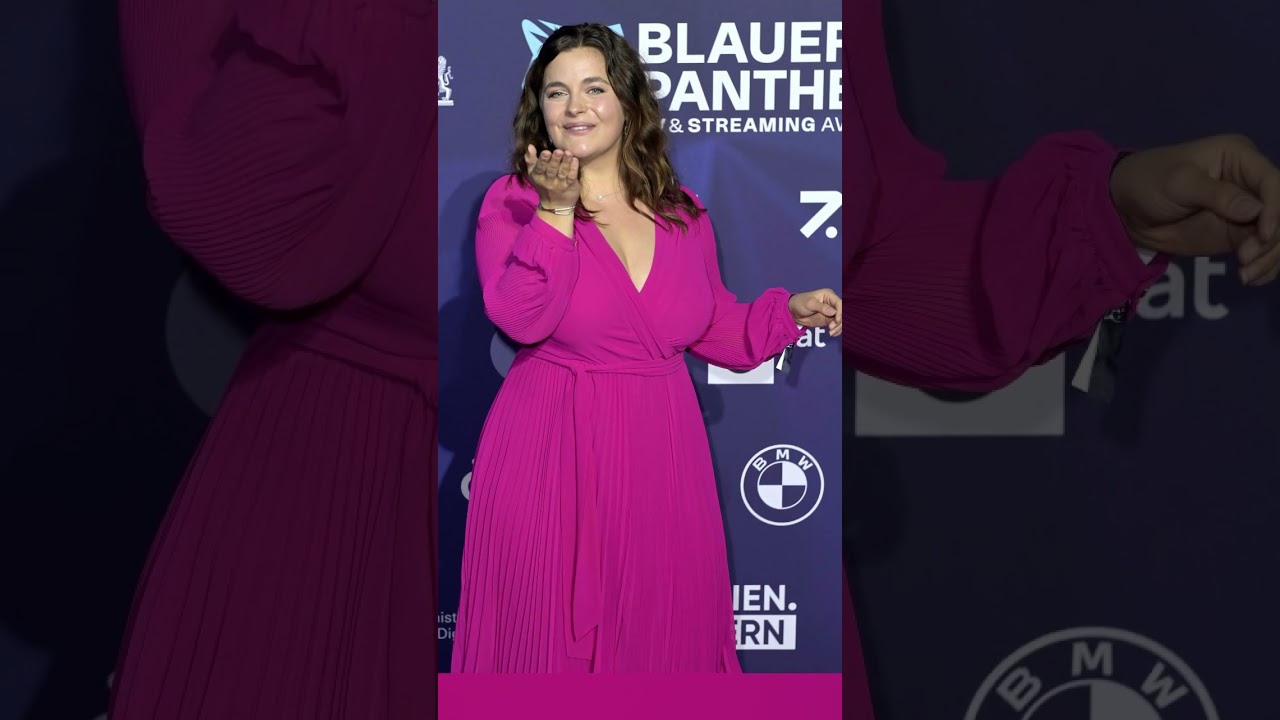 Ronja Forcher at Blauer Panther TV & Streaming Awards 
