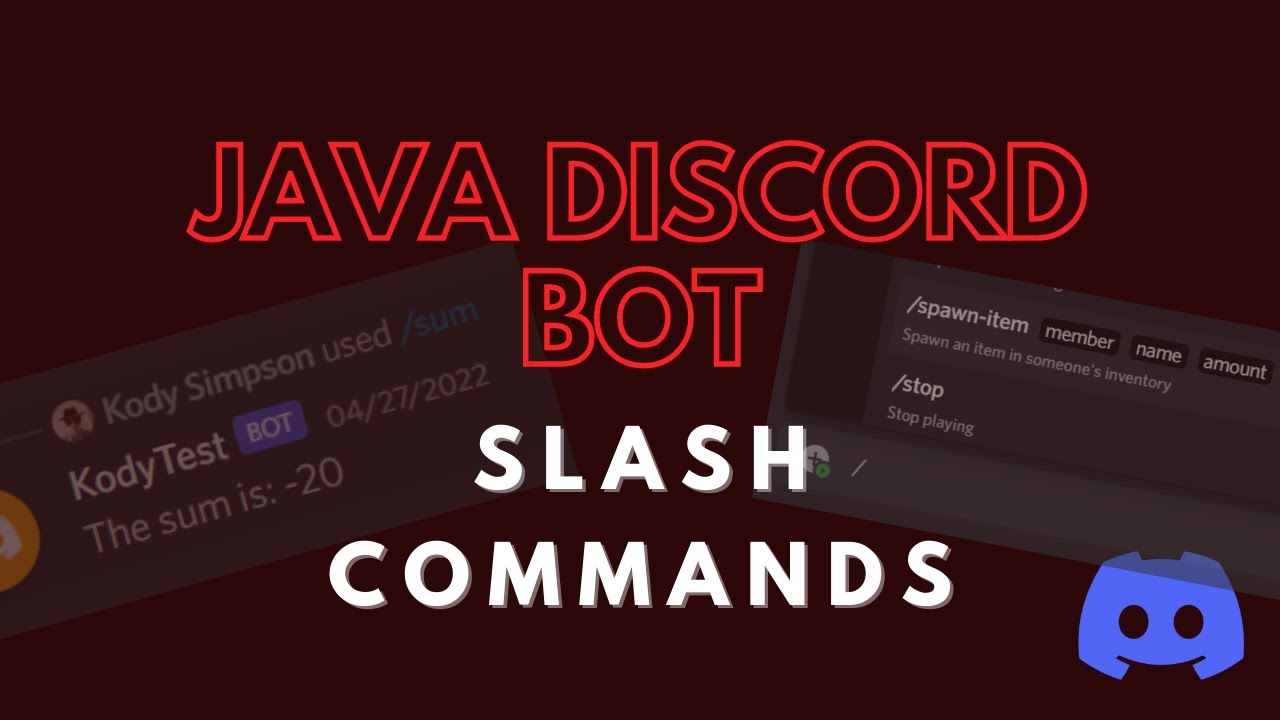Slash command. Java для discord. Slash Commands.