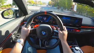2025 BMW M5 - POV Test Drive (Binaural Audio)