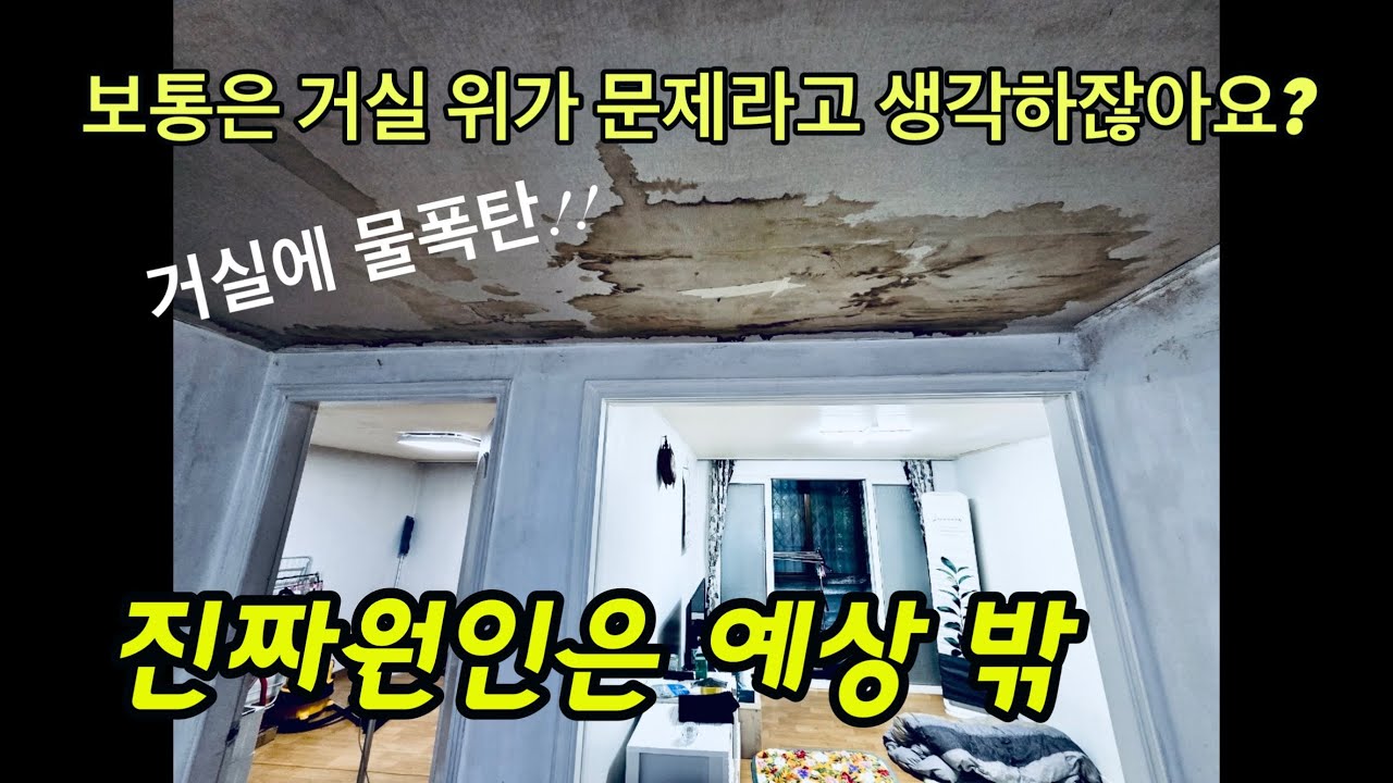 case85. 진짜원인은 예상밖. 거실 물폭탄의 원인은?