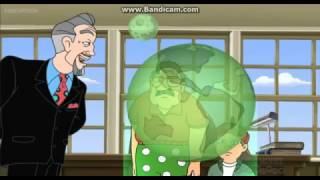 Tuck growls and leaps on Dr. Phillium Benedict