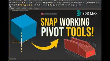 How to Enable and Use Snap Working Pivot Tools in 3ds Max #3dsmax #pivotpoints #tutorial
