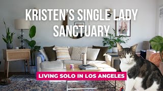 Los Angeles Apartment Tour: Kristen's Single Lady Sanctuary | Live Alone and Love It House Tour