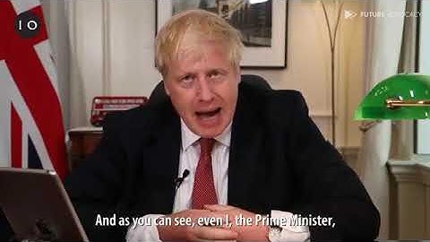 Boris Johnson has a message