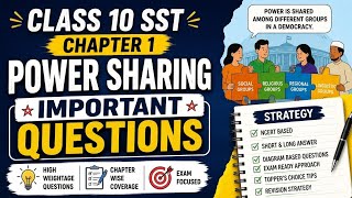 Class 10 | chapter 1 | power sharing important questions #cbse #boardexam #civics #Polity #education