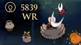 Silksong Flea Bounce World Record - 5839