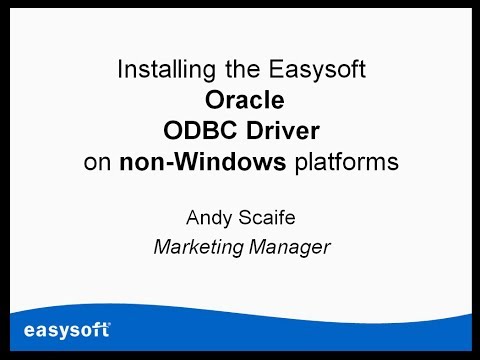 Install Easysoft Limited Oracle ODBC Driver on Linux