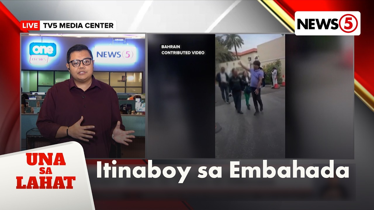 Ilang OFW na humihingi ng tulong, itinaboy umano ng tauhan ng Embahada | Una Sa Lahat