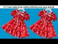 4-5 year baby frock cutting sttiching // very easy