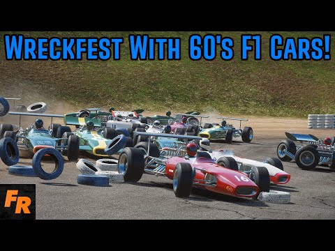 Wreckfest But Going Racing With 60's Formula 1 Cars