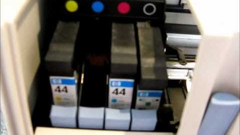 DesignJet 450C repair- cartridge error
