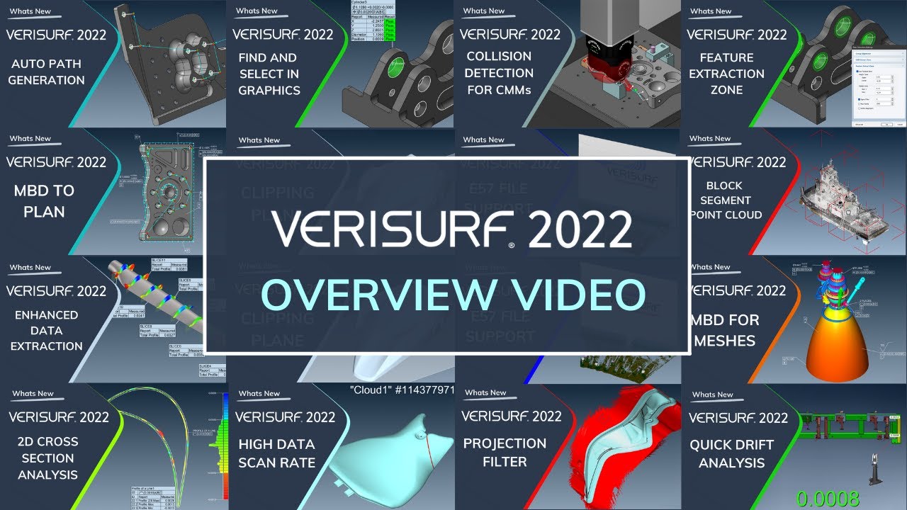 Verisurf 2022 - Feature Highlights - YouTube
