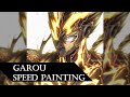 Speed painting full  one punch man garou