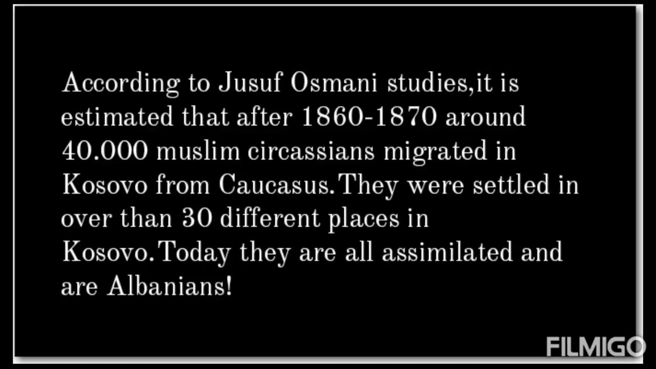 ⁣How thousands of muslim Circassians from Caucasus became Albanians in Kosovo