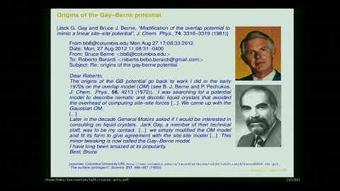 Dr. Roberto Berardi | Coarse-grained modelling and computer simulations of liquid crystals