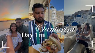 Day 1 itinerary for SANTORINI 🇬🇷 (on a budget) including where to eat and where to stay!