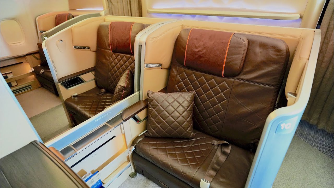 Singapore Airlines 777-300ER First Class SIN-FRA, Round the World 12-4  without Quarantine
