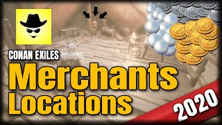 Merchants Locations | 2020 | Conan Exiles