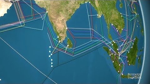 Animated map shows the undersea cables that power the internet