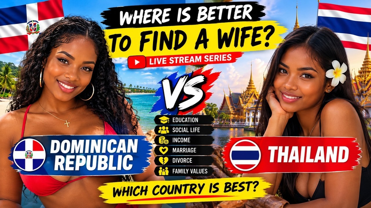 ROUND 4: 🇩🇴 Dominican Republic vs 🇹🇭 Thailand: Which Country Is Better for Finding a Wife? 📱