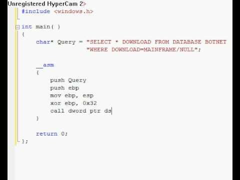 Executing SQL Query Code via Mainframe Download Botnet - YouTube