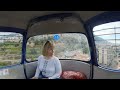 Канатная дорога в Хариссе, Ливан. Панорамное видео. Сable car in Harissa, Lebanon. 360° VR Video.