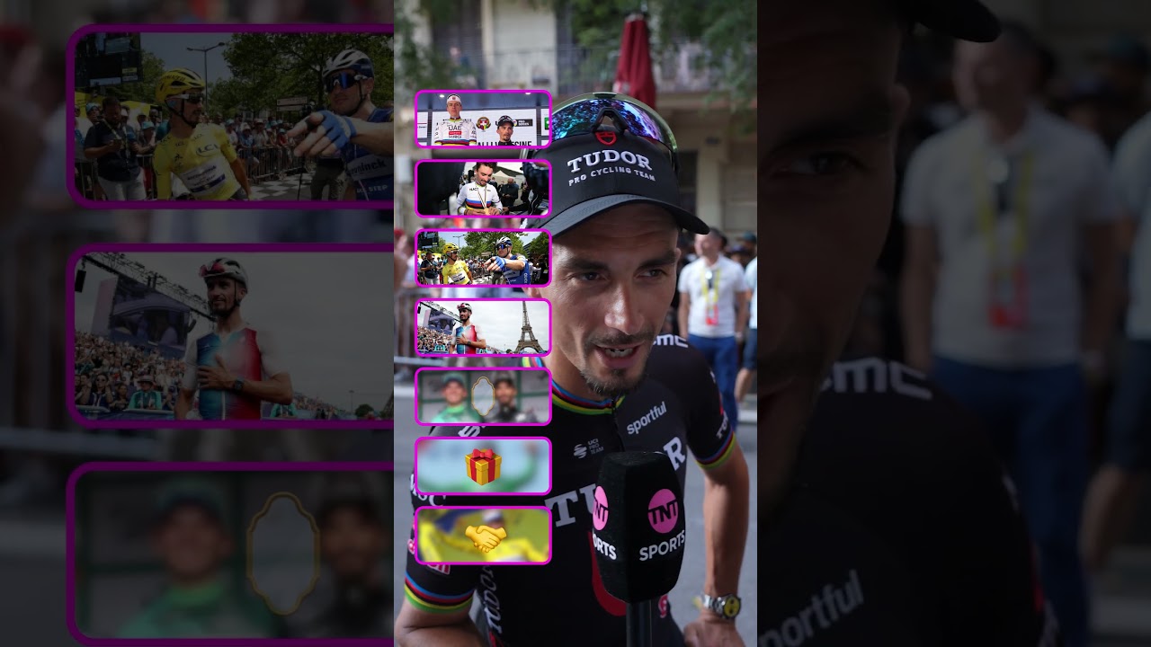 Julian Alaphilippe reflecting on an epic career 🙌
