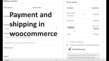 How to enable payment and shipping in woocommerce | Build ecommerce website on wordpress