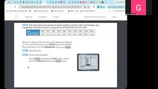 4.6 Linear Regression Line of Best Fit