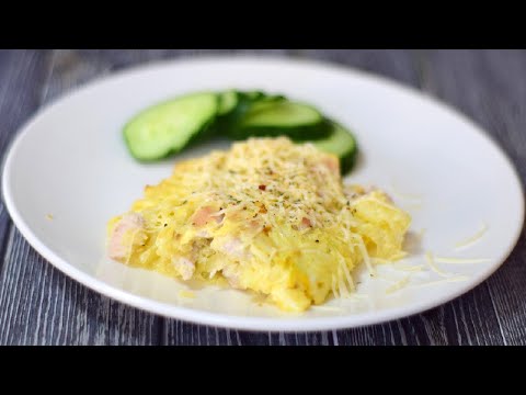 Нежнейшая Кабачковая Запеканка с курицей в духовке - Простейший рецепт на скорую руку