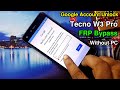 Tecno W3 Pro Frp Bypass | Tecno W3 Pro Google Account Unlock | Tecno W3 Pro FRP Unlock New Method |