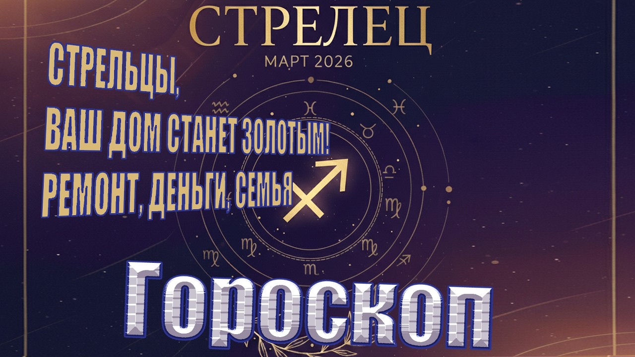 🏠 СТРЕЛЬЦЫ, ГОРОСКОП МАРТ 2026: ДОМ, СЕМЬЯ!🚨 СМОТРЕТЬ ВСЕМ!
