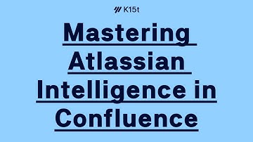 Introduction to Atlassian Intelligence in Confluence Cloud