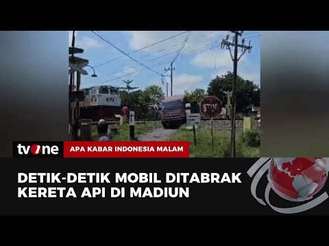 Ringsek Parah, Detik-detik Mobil Pemudik Tertabrak Kereta Api | AKIM tvOne