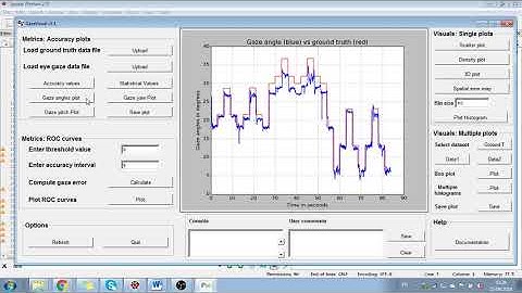 Gaze Visual v 1.1 demo video