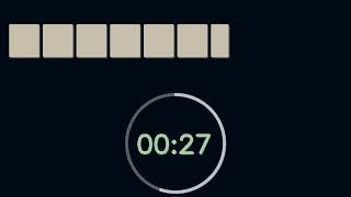 10 Minute Timer: 1 Minute Intervals