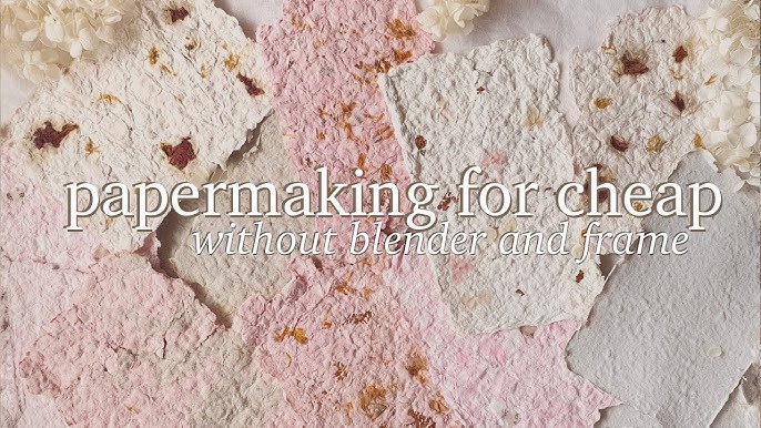 how to make paper • handmade paper kit demo/tutorial [so she gathers] 